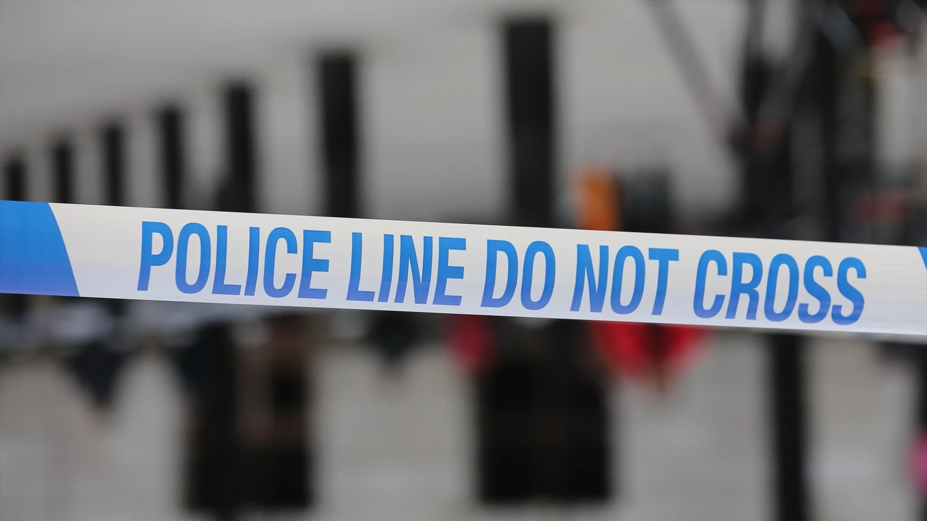 Imagen de archivo de una cinta de la Policía británica Imagen de archivo de una cinta de la Policía británica