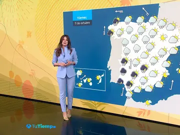 La previsión del tiempo de Mercedes Martín La previsión del tiempo de Mercedes Martín