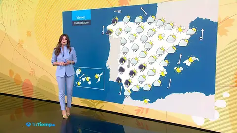 La previsión del tiempo de Mercedes Martín La previsión del tiempo de Mercedes Martín