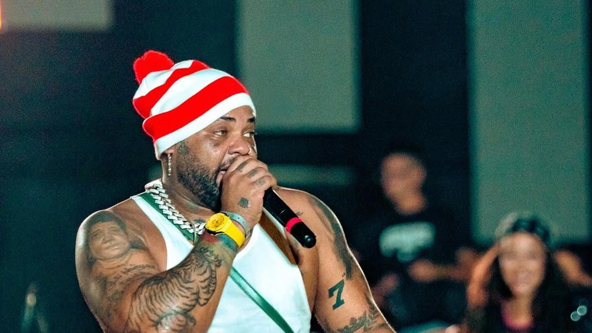 'El Taiger', durante una actuación 'El Taiger', durante una actuación