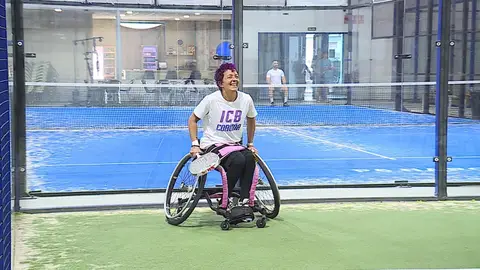 Lorena Bermúdez, deportista con esclerosis múltiple Lorena Bermúdez, deportista con esclerosis múltiple