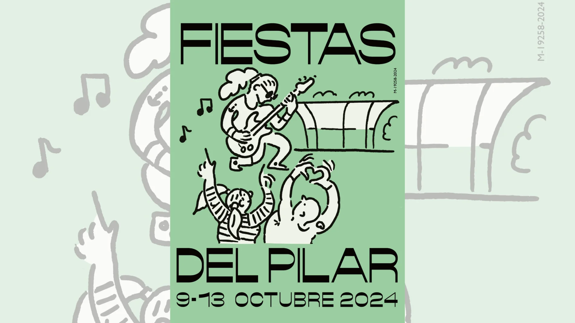 Cartel Fiestas del Pilar 2024 Cartel Fiestas del Pilar 2024