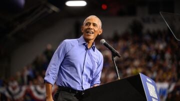 Barack Obama, en un acto de apoyo a Kamala Harris