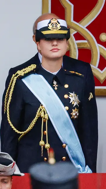 La princesa Leonor en el desfile de las Fuerzas Armadas en Madrid La princesa Leonor en el desfile de las Fuerzas Armadas en Madrid