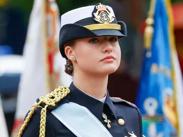 La princesa Leonor bajo la lluvia en el Día de la Fiesta Nacional La princesa Leonor bajo la lluvia en el Día de la Fiesta Nacional