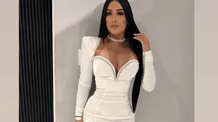 Imagen de archivo de la influencer Aline Moreira Imagen de archivo de la influencer Aline Moreira