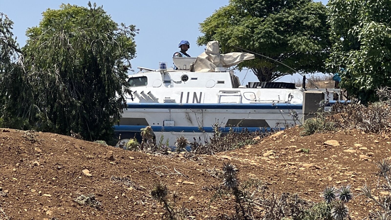 Israel allana con un carro de combate la base de la ONU en el sur del Líbano