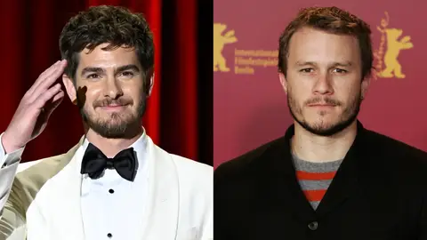 Andrew Garfield y Heath Ledger Andrew Garfield y Heath Ledger