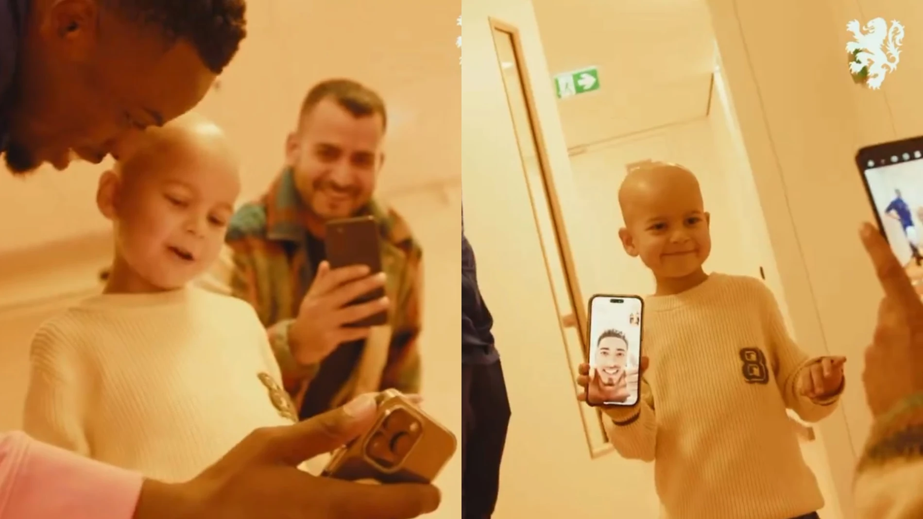 Jude Bellingham habla a través de una videollamada con una niña enferma de cáncer Jude Bellingham habla a través de una videollamada con una niña enferma de cáncer