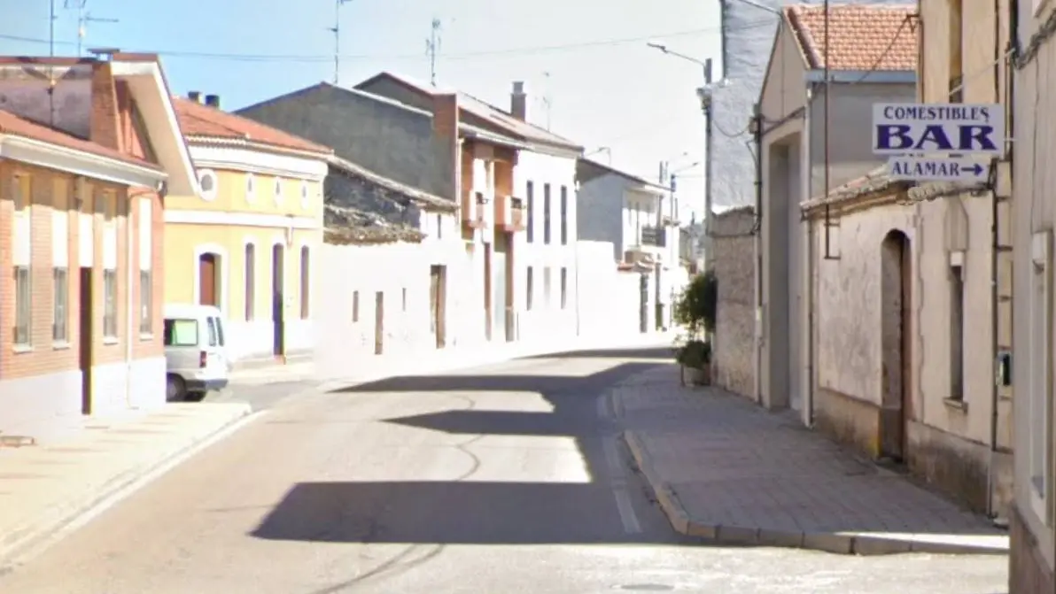 Una calle de Camporredondo, en Valladolid Una calle de Camporredondo, en Valladolid