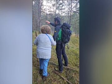 Mujer rescatada en huesca