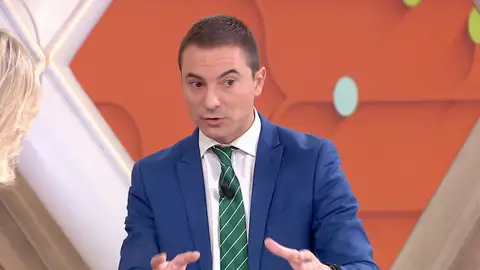 Andrés Lobato en Espejo Público. Andrés Lobato en Espejo Público.