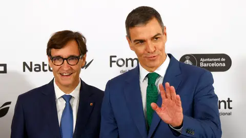 Pedro Sánchez y Salvador Illa en 'World in Progress Barcelona' Pedro Sánchez y Salvador Illa en 'World in Progress Barcelona'