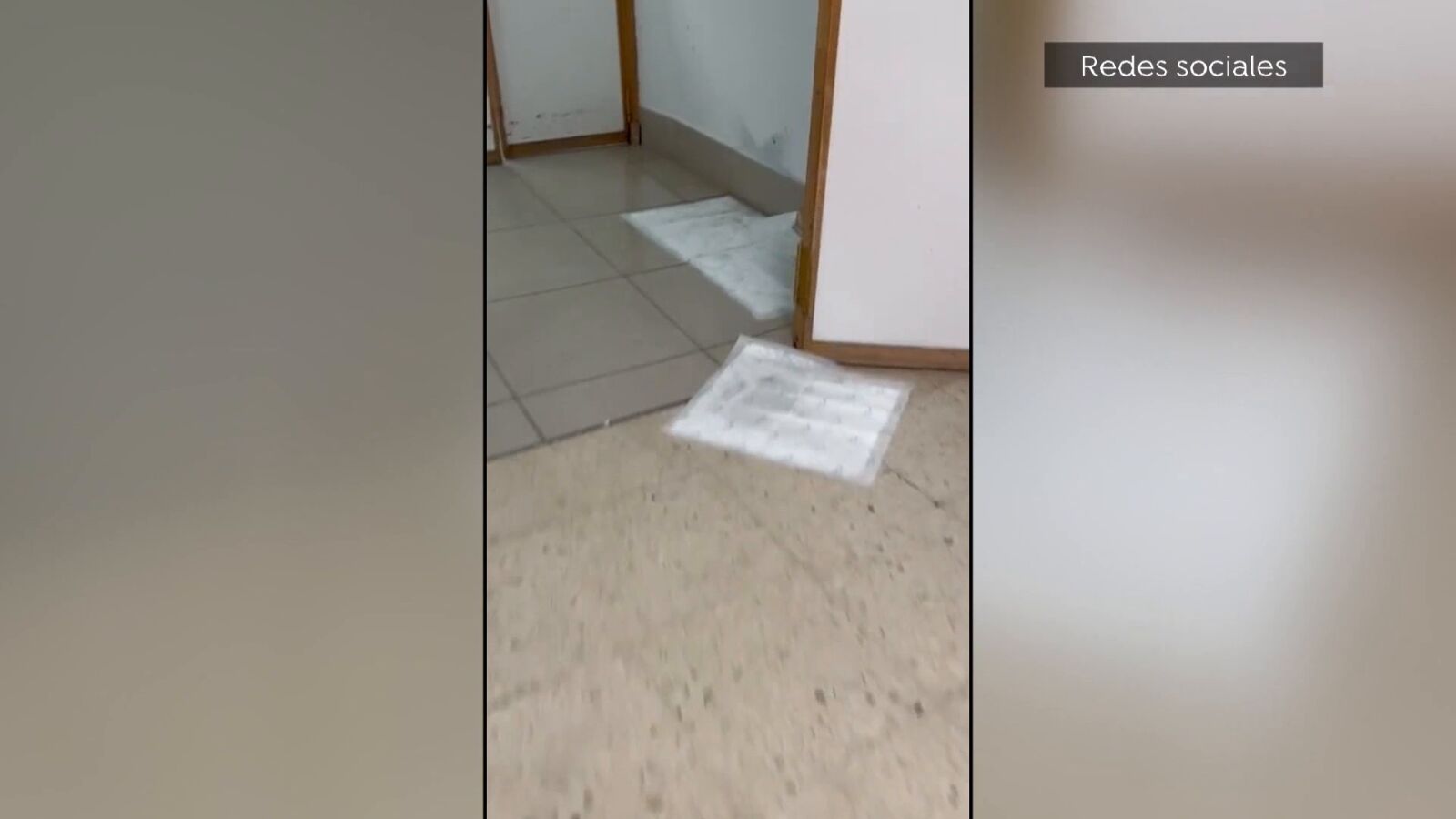 La borrasca Berenice deja inundadas las urgencias del Hospital de Puerto Real en Cádiz 