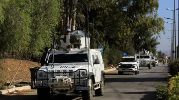 Vehículos de la misión de paz de la ONU en Líbano Vehículos de la misión de paz de la ONU en Líbano