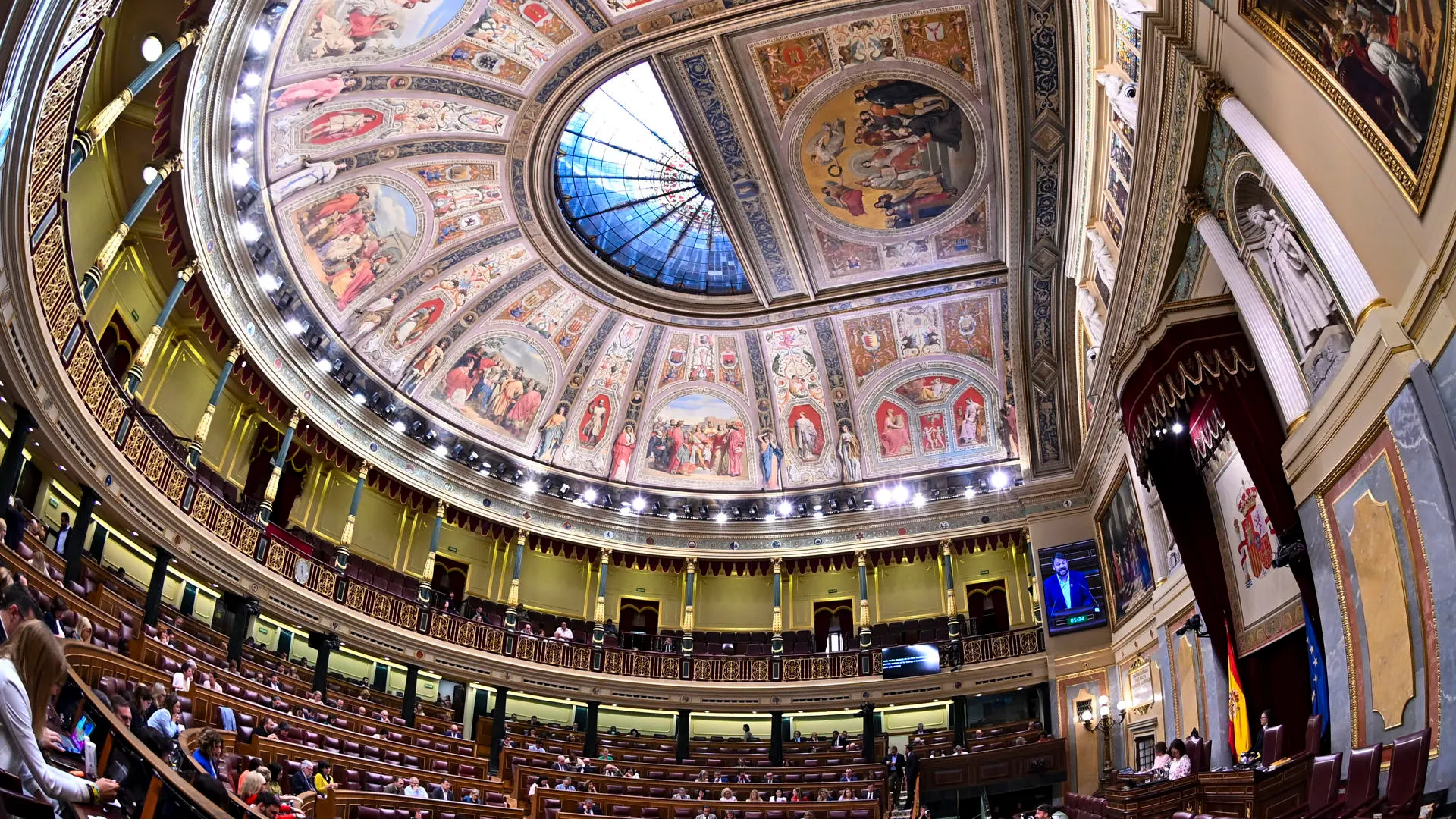 Vista general del pleno del Congreso de los Diputados