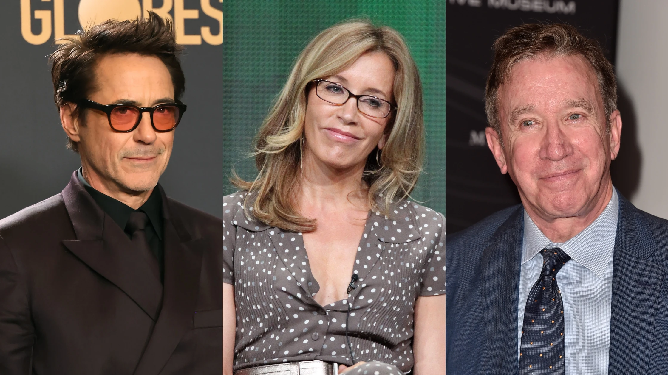 Robert Downey Jr., Felicity Huffmann y Tim Allen
