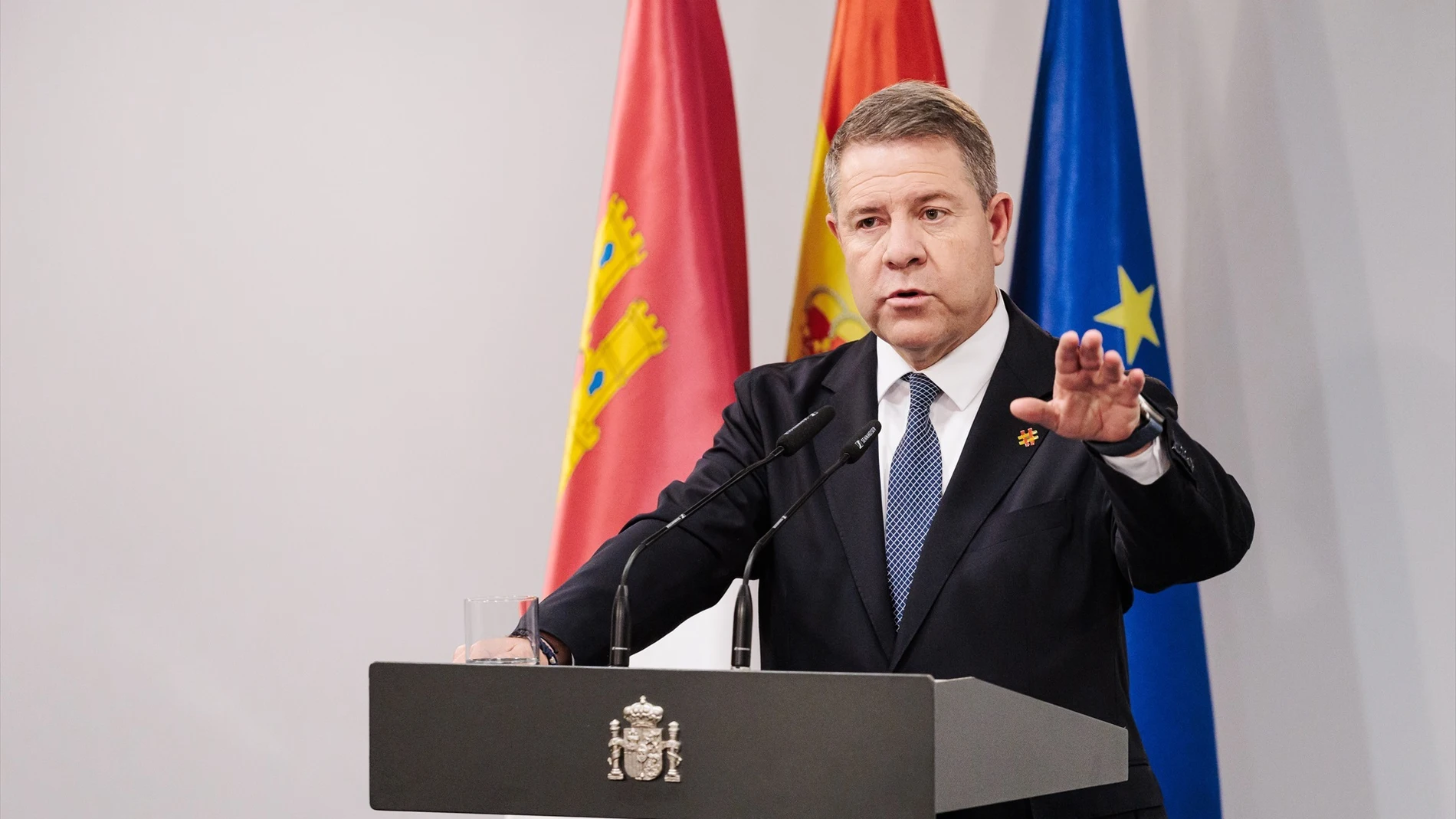 El presidente de Castilla-La Mancha, Emiliano García-Page El presidente de Castilla-La Mancha, Emiliano García-Page