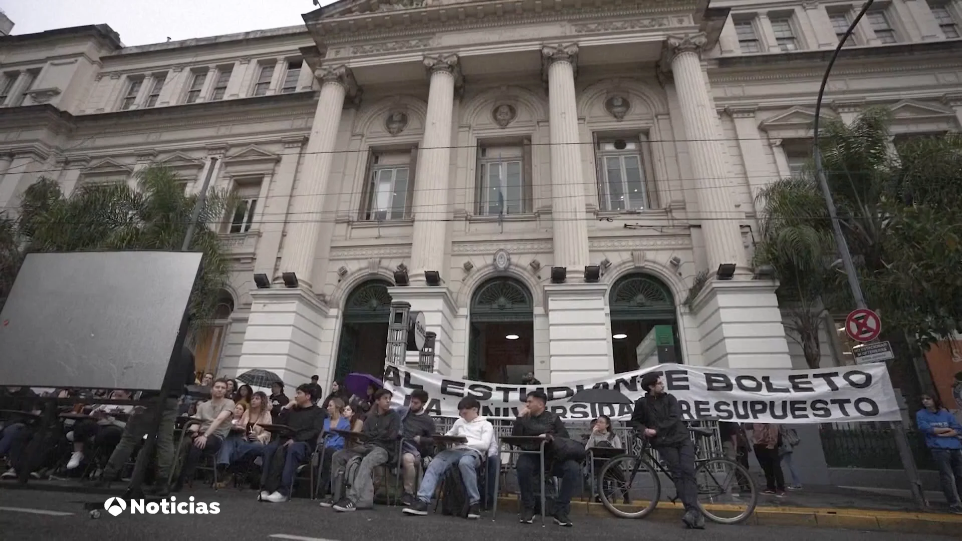 Protesta estudiantes argentinos