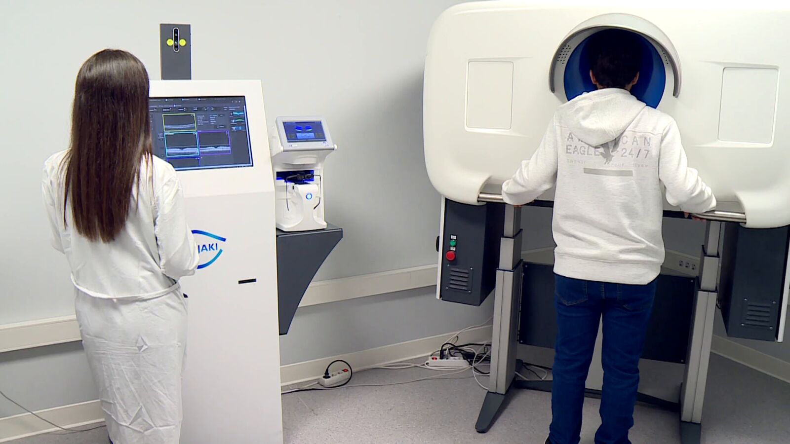 Doria, el robot con inteligencia artificial que detecta 100 patologías del ojo en 8 minutos: 
