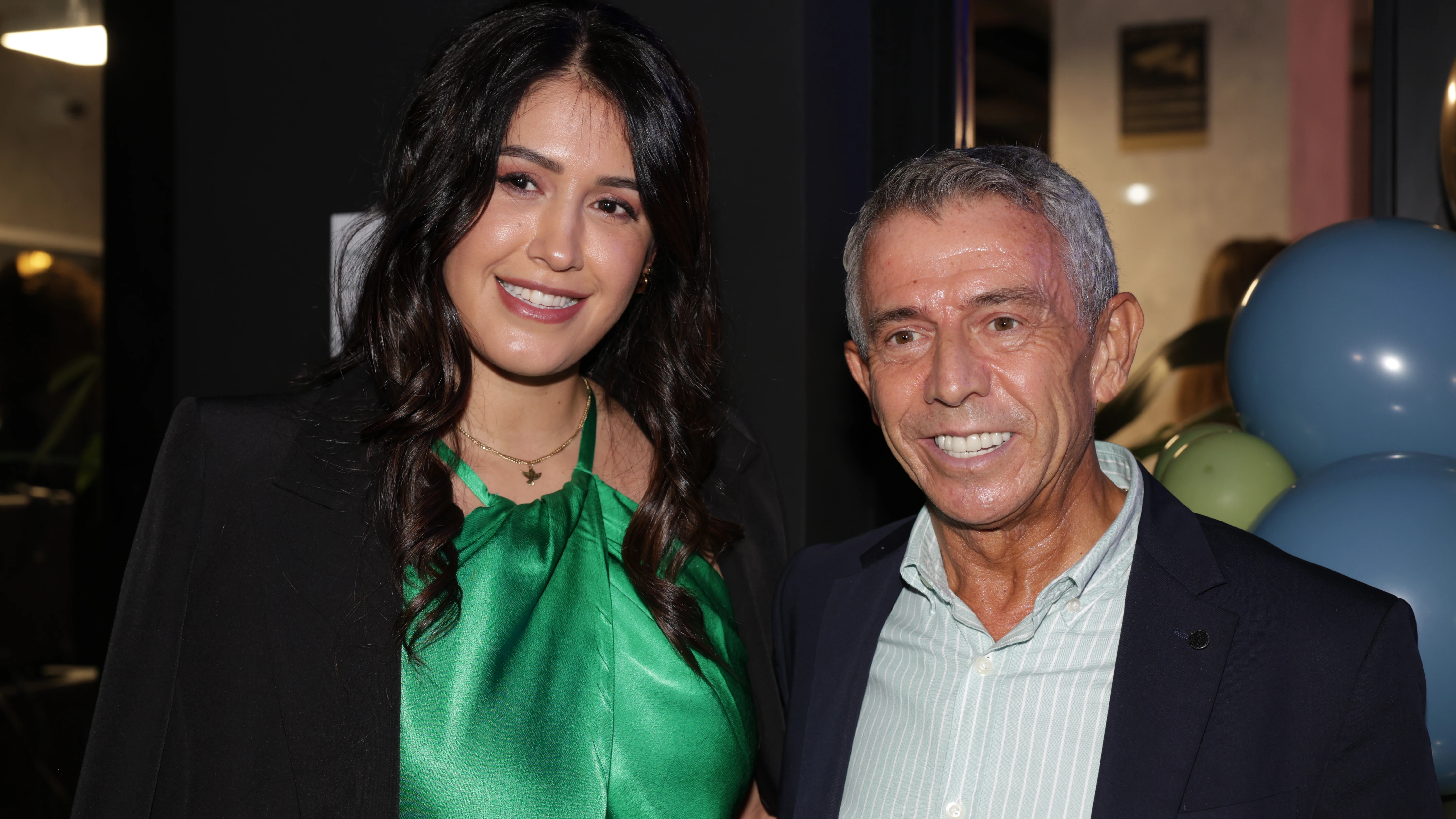 Gabriela Guill&eacute;n y El Turronero, en una inauguraci&oacute;n en Madrid