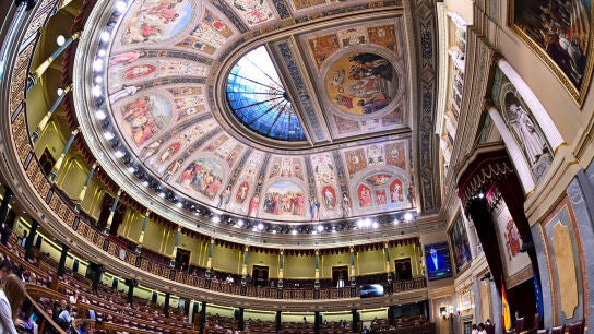 Imagen panor&aacute;mica del Congreso de los Diputados 