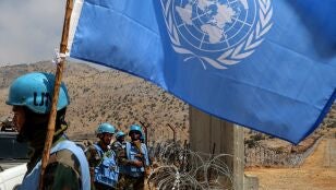 Varios 'cascos azules' de Naciones Unidas en L&iacute;bano