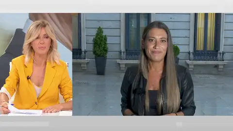 Miriam Nogueras en Espejo Público. Miriam Nogueras en Espejo Público.