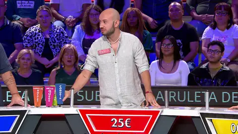 Jorge Fernández, a Pablo tras conseguir varios gajos seguidos: “Mira que atril más colorido tienes” Jorge Fernández, a Pablo tras conseguir varios gajos seguidos: “Mira que atril más colorido tienes”