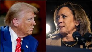 Donald Trump y Kamala Harris