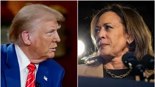 Donald Trump y Kamala Harris Donald Trump y Kamala Harris