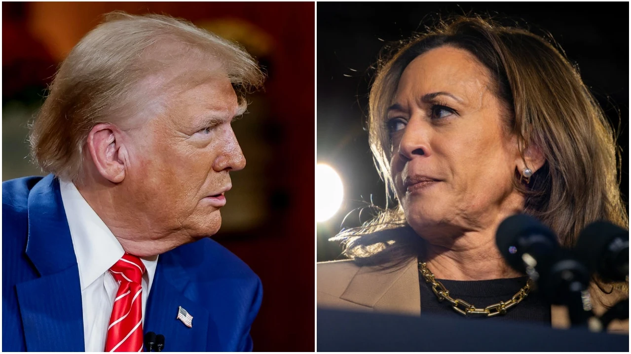 Donald Trump y Kamala Harris