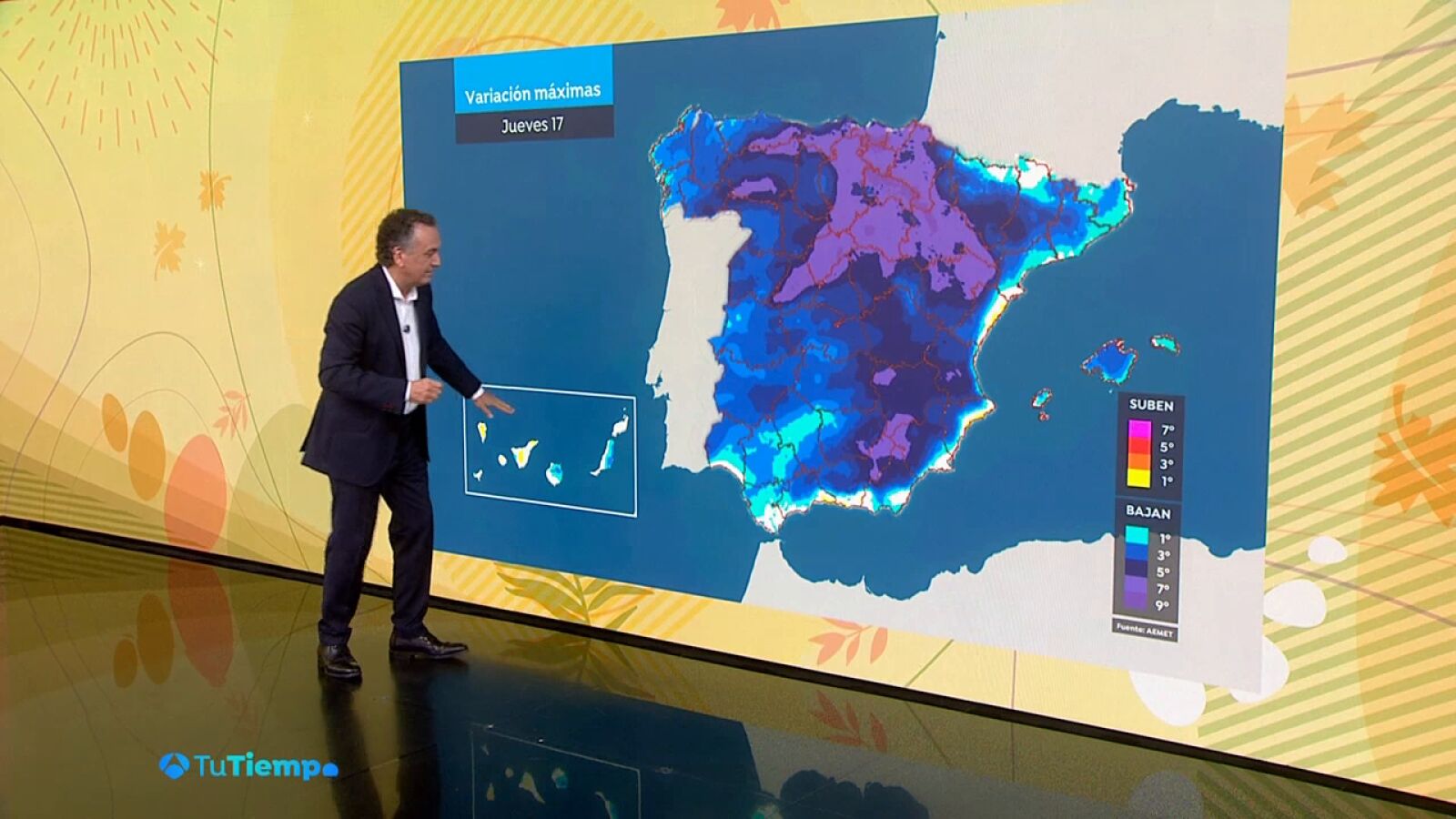Roberto Brasero avisa de una bajada de temperaturas y... alguna nevada: 