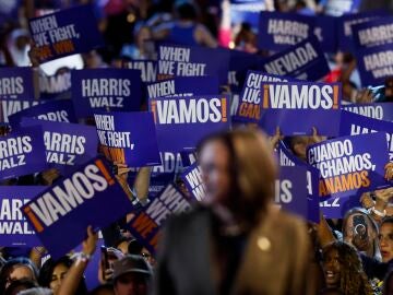 Fotografía de la candidata demócrata a la Presidencia de Estados Unidos, Kamala Harris