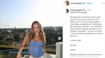 Así es Noemi Hopper: La bailarina española que triunfa en TikTok con su vida en Miami