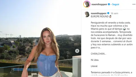 Así es Noemi Hopper: La bailarina española que triunfa en TikTok con su vida en Miami Así es Noemi Hopper: La bailarina española que triunfa en TikTok con su vida en Miami