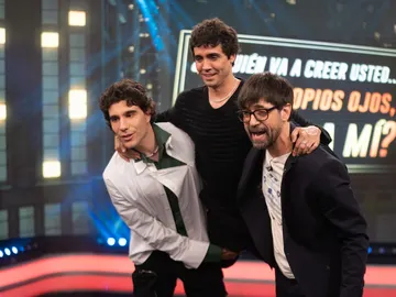 "¡Lo habéis clavado!": Luis Piedrahita no consigue engañar a Javier Ambrossi y Javier Calvo "¡Lo habéis clavado!": Luis Piedrahita no consigue engañar a Javier Ambrossi y Javier Calvo