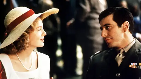 Diane Keaton y Al Pacino en El Padrino 2 Diane Keaton y Al Pacino en El Padrino 2