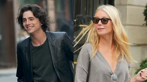Timothee Chalamet y Gwyneth Paltrow Timothee Chalamet y Gwyneth Paltrow