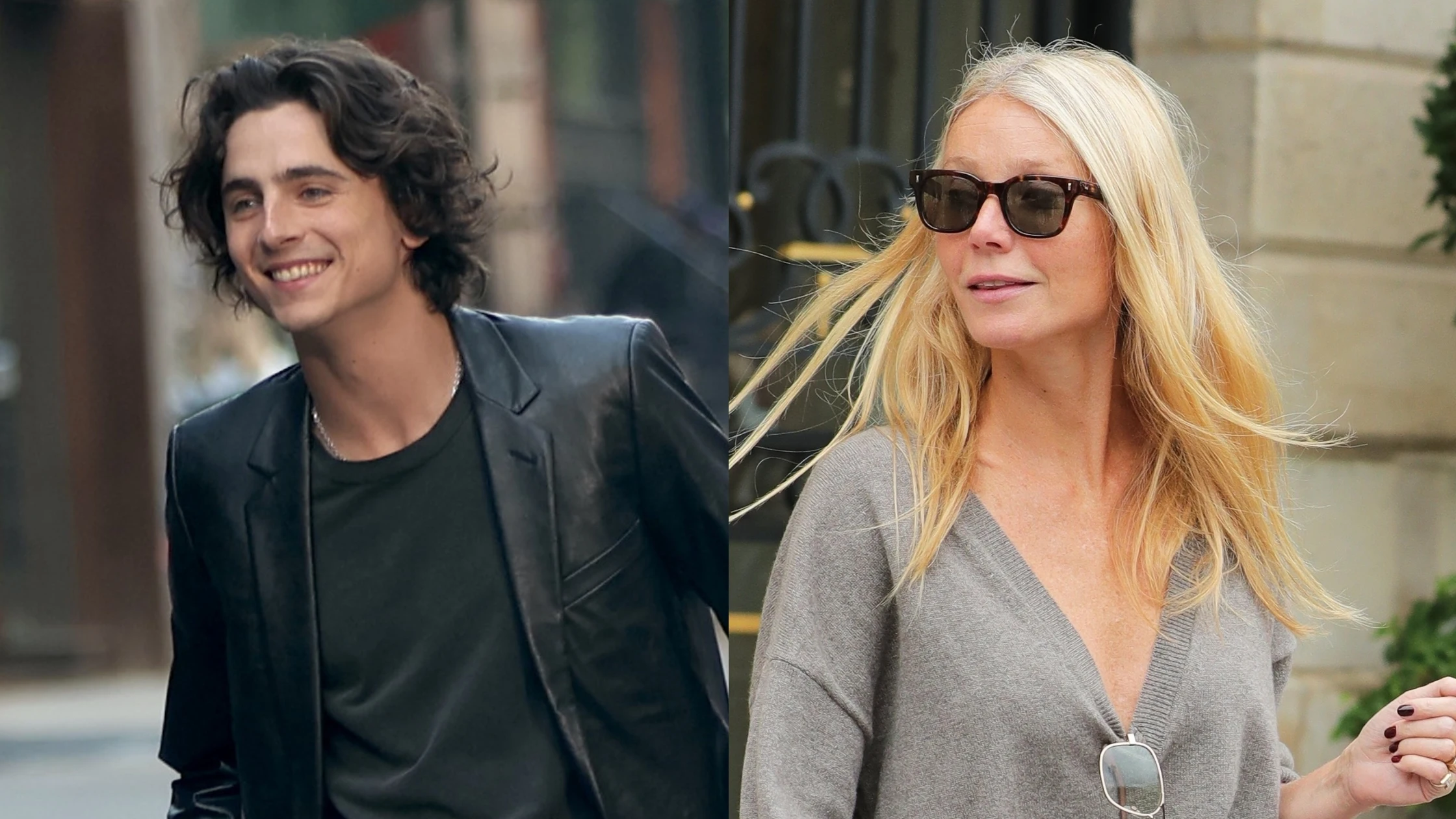 Timothee Chalamet y Gwyneth Paltrow Timothee Chalamet y Gwyneth Paltrow