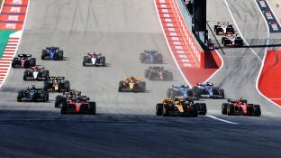 Salida del GP de Estados Unidos en el Circuito de las Am&eacute;ricas 2023