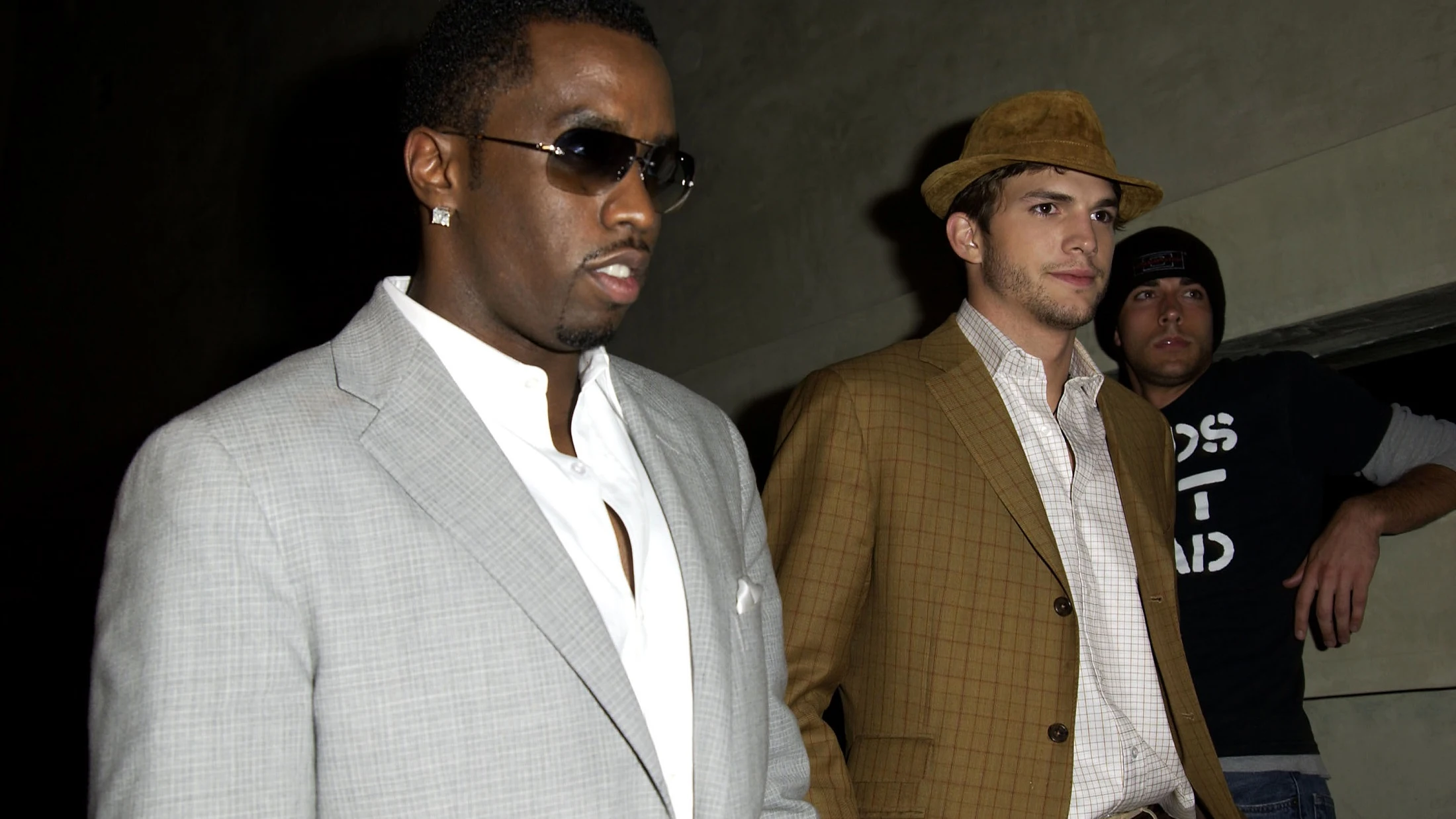 Sean 'Diddy' Combs y Ashton Kutcher Sean 'Diddy' Combs y Ashton Kutcher