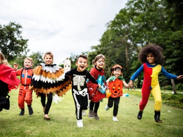 Niños disfrazados para Halloween