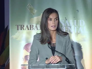 Reina Leticia en un acto institucional por el 'Día de la Salud Mental' Reina Leticia en un acto institucional por el 'Día de la Salud Mental'