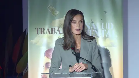 Reina Leticia en un acto institucional por el 'Día de la Salud Mental' Antena3 Noticias