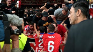 Imagen del &uacute;ltimo derbi madrile&ntilde;o en el Metropolitano