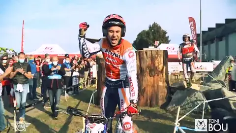Toni Bou tras ganar su 36º mundial Toni Bou tras ganar su 36º mundial