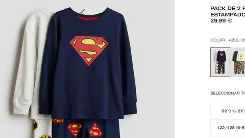 Pijamas superhéroes Pijamas superhéroes