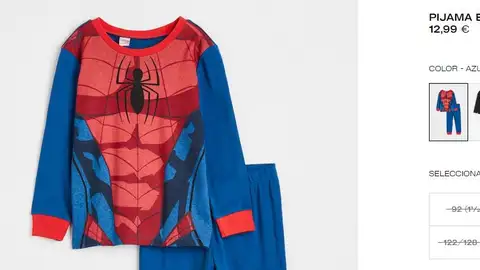 Pijama de Spiderman Pijama de Spiderman
