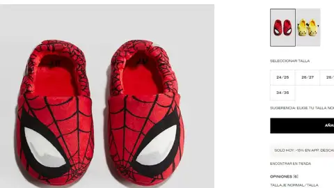Zapatillas de Spiderman Zapatillas de Spiderman